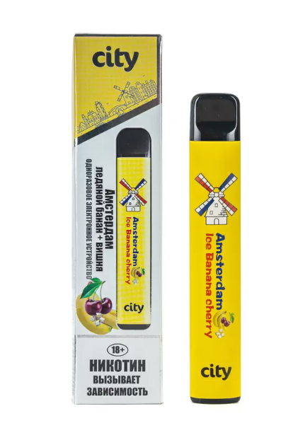Ашка City North Amsterdam Ice Cherry Banana (Амстердам Банан вишня)