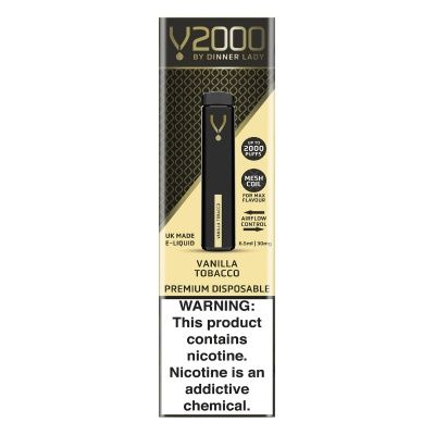 Ашка Dinner Lady V2000 Vanilla Tobacco