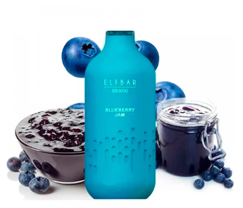 Ашка Elf Bar BB Blueberry Jam (Черника Джем) (3000 Затяжек)