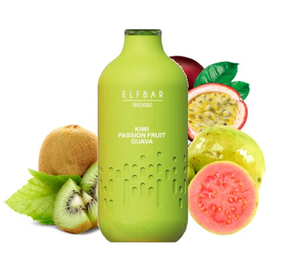 Ашка Elf Bar BB Kiwi Passion Fruit Guava (Киви Маракуйя Гуава) (3000 Затяжек)