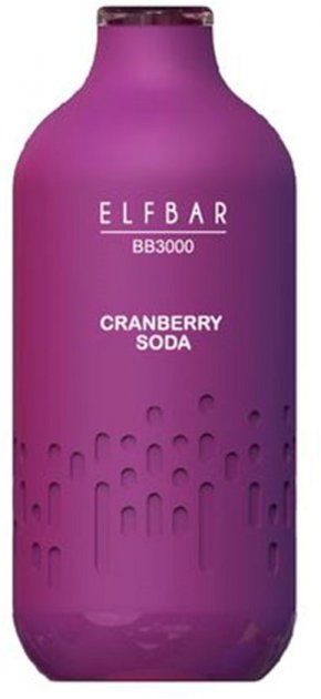 Ашка Elf Bar BB3000 10 мл 5% - (Эльф Бар ББ 3к тяг) Клюква, Лимонад