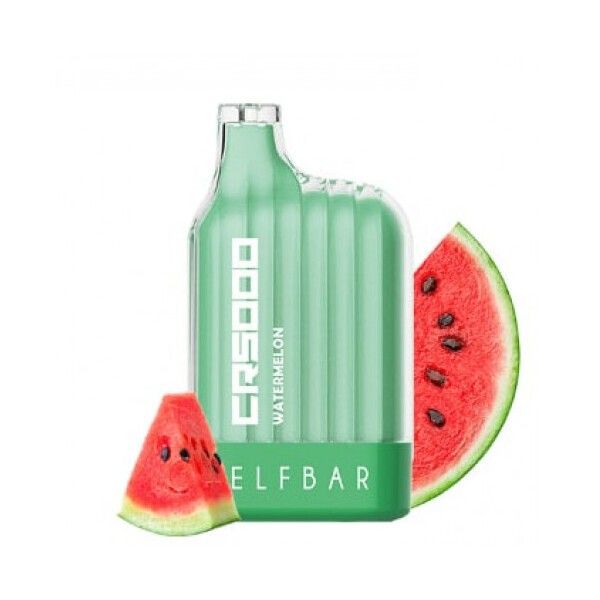 Ашка Elf Bar CR Watermelon 5000 Затяжек - (Эльф Бар СР 5к тяг) Арбуз