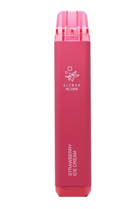 Ашка Elf Bar NC1800 6 мл. 5% Клубничное мороженое
