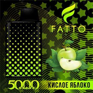 Ашка FATTO PODS 5000 Кислое яблоко