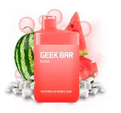 Ашка Geek Bar Арбуз Баббл Гам 5000 Затяжек