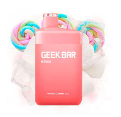 Ашка Geek Bar Белый Гамми Лед 5000 Затяжек