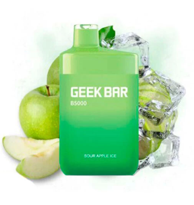 Ашка Geek Bar Сауэр Яблоко Лед 5000 Затяжек