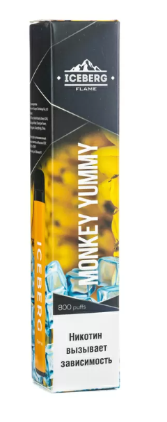 Ашка ICEBERG Banana Ice 800 затяжек