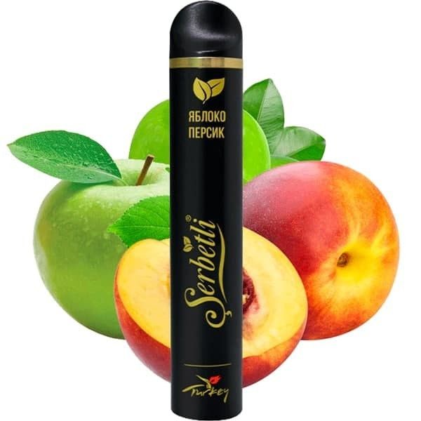 Ашка Serbetli Apple Peach (Яблоко Персик) (1200 Затяжек)