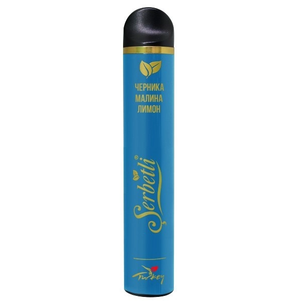 Ашка Serbetli Blueberry Raspberry Lemon (Черника Малина Лимон) (1200 Затяжек)