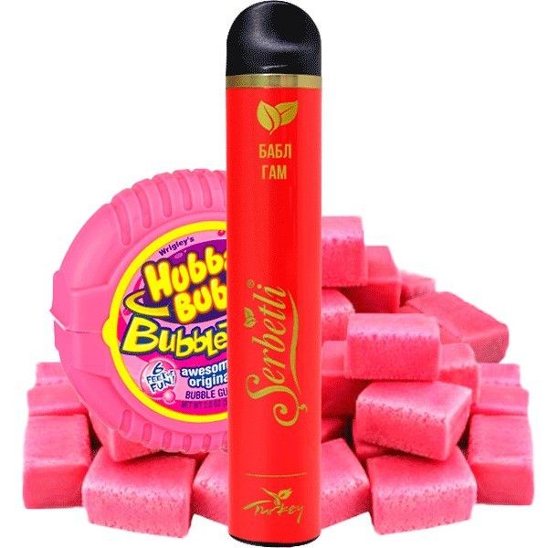 Ашка Serbetli Bubble Gum (Бабл Гам) (1200 Затяжек)