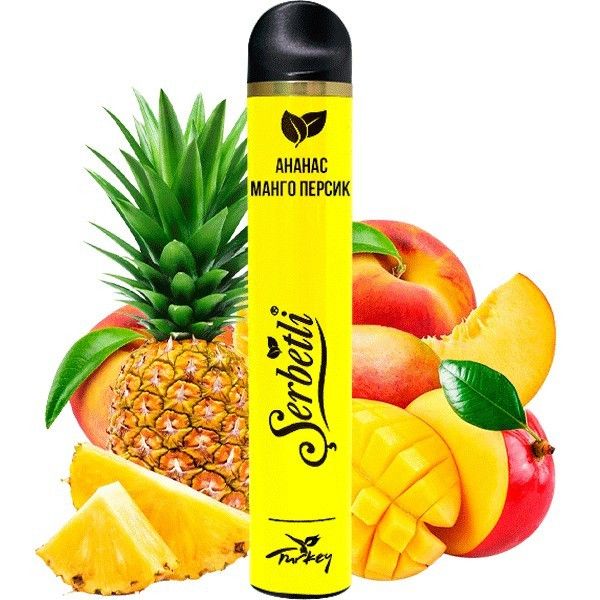 Ашка Serbetli Pineapple Mango Peach (Ананас Манго Персик) (1200 Затяжек)