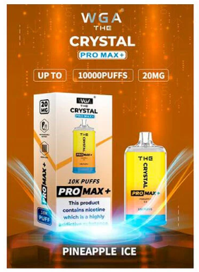 Ашка Сrystal pro max Ананас лед 10000 затяжек