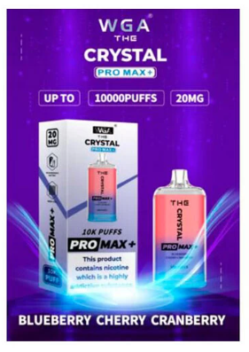 Ашка Сrystal pro max Черника Вишня Клюква 10000 затяжек