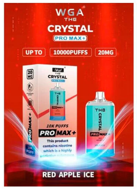 Ашка Сrystal pro max Красное Яблоко 10000 затяжек