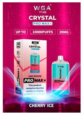 Ашка Сrystal pro max Вишня Лед 10000 затяжек