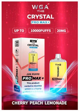 Ашка Сrystal pro max Вишня Персик Лимонад 10000 затяжек