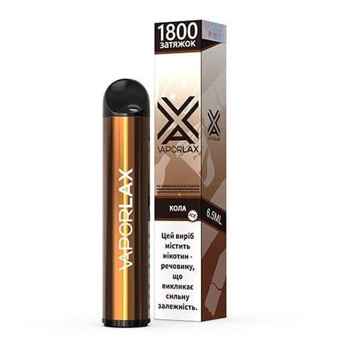 Ашка VAPORLAX Акциз Cola (Кола)1800 puff