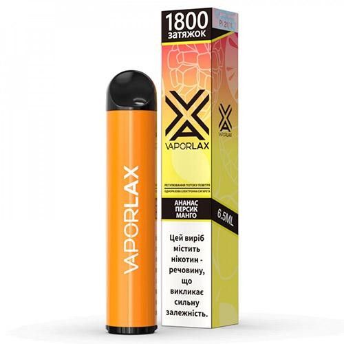 Ашка VAPORLAX Акциз Pineapple Peach Mango (Ананас Персик Манго)1800 puff