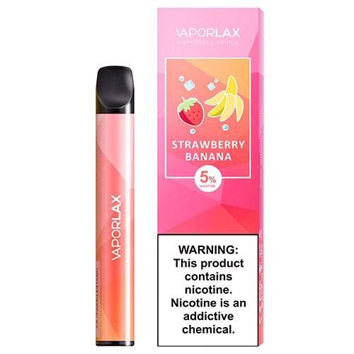 Ашка VAPORLAX MATE Акциз Strawberry Banana (Клубника Банан) 800 puff