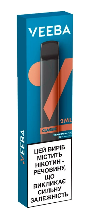 Ашка VEEBA 2 мл 1.8% Classic (Табак)