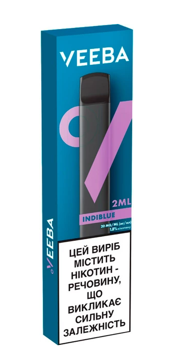 Ашка VEEBA 2 мл 1.8% Indiblue (Черника + Гранат + Сливки)