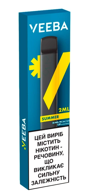 Ашка VEEBA 2 мл 1.8% Summer (Яблоко + Арбуз + Мята)