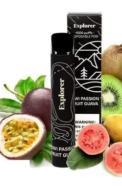 Ашка Explorer 1500 Kiwi Passion Fruit Guava (Киви Маракуйя Гуава) 50mg 850mah