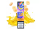 Ашка ZeeZee 1500 Banana 50 мг 850 мАч