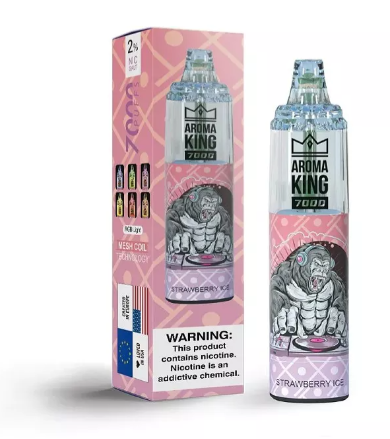 Ашка Aroma King Tornado 7000 650 mAh Strawberry Ice 2% (Клубника со льдом)