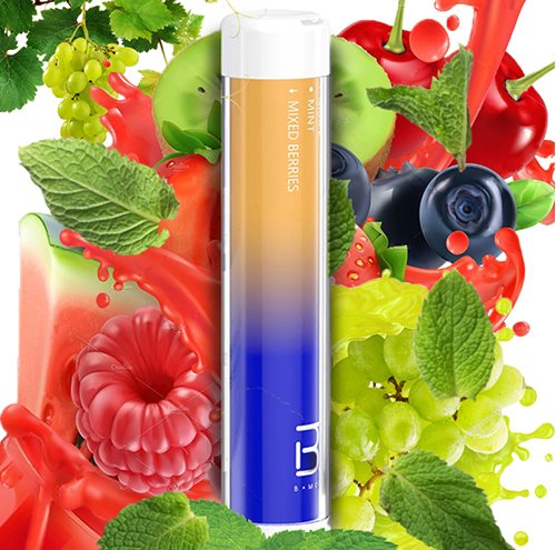 Ашка BMOR PI+ 4000 (3 вкуса в 1) Grape - Mint - Mixed Berries 5%