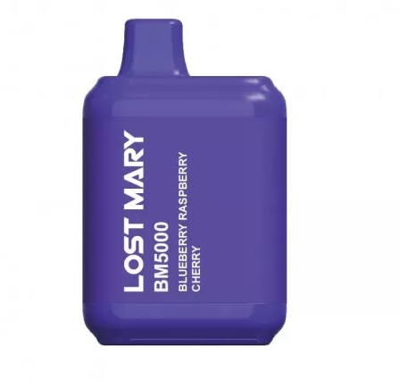 Ашка Lost Mary BM5000 Blueberry Raspberry Cherry 5% - (Лост Мери БМ 5к тяг) Черника Малина Вишня