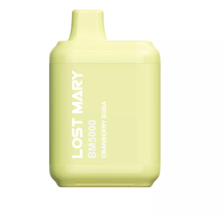 Ашка Lost Mary BM5000 Cranberry Soda 5% - (Лост Мери БМ 5к тяг) Клюквенная сода