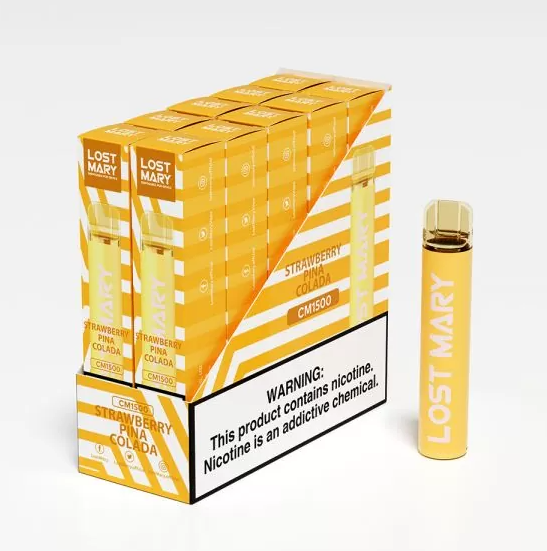 Ашка Lost Mary CM1500 Strawberry Pina Colada - (Лост Мери СМ 1.5к тяг) Клубничная пина колада