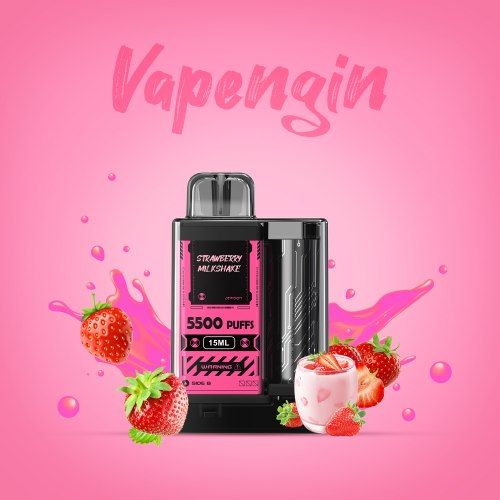 Ашка Vapengin - Strawberry Milkshake 5500 puffs 5%