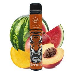 Ашка Elf Bar 1500 Lux Disposable Device 850mAh Mango Peach Watermelon 5% - (Эльф Бар Люкс 1.5к тяг) Арбуз Манго Персик