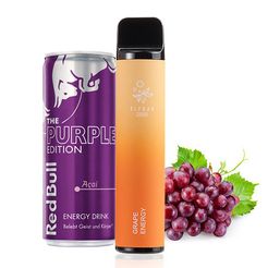Ашка Elf Bar 2500 Disposable Device 1400mAh Grape Energy 5% - (Эльф Бар 2.5 тяг) Виноградная энергия