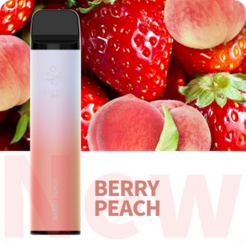 Ашка ELF BAR 5000 Disposable Device 650mAh Berry Peach (Rechargeable) 5% - (Эльф Бар 5к тяг) Ягодный персик