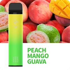 Ашка ELF BAR 5000 Disposable Device 650mAh Peach Mango Guava (Rechargeable) 5% - (Эльф Бар 5к тяг) Персик Манго Гуава