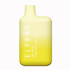 Ашка Elf Bar BC1600 Disposable Device 850mAh Pineapple Coconut - (Эльф Бар БЦ 1.6 тяг) Ананас Кокос