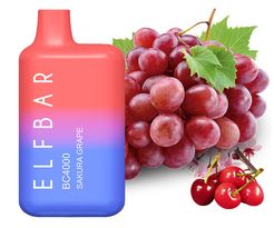 Ашка Elf Bar BC4000 Disposable Device 650mAh (перезаряжаемая) Sakura Grape 5% - (Эльф Бар БЦ 4к тяг) Сакура Виноград