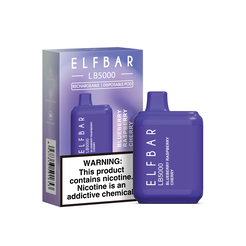 Ашка Elf Bar LB 5000 Disposable Device 650mAh Blueberry Raspberry Cherry - (Эльф Бар ЛБ 5к тяг) Черника Малина Вишня