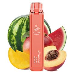 Ашка Elf Bar NC1800 Disposable Device 950mAh Mango Peach Watermelon - (Эльф Бар НЦ 1.8 тяг) Арбуз Манго Персик