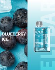 Ашка Elf Bar TE 5000 Disposable Device 550 mAh Blueberry Ice - (Эльф Бар ТЕ 5к тяг) Черничный лед