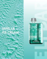 Ашка Elf Bar TE 5000 Disposable Device 550 mAh Vanilla Ice Cream - (Эльф Бар ТЕ 5к тяг) Ванильное мороженное