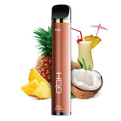 Ашка HQD King 2000 Pina Colada 5% - (Ашкьюди Кинг) Пина Колада