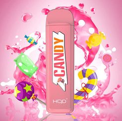 Ашка HQD Mega 1800 Candy 5% - (Ашкьюди Плюс) Конфеты, сладкая вата