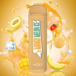 Ашка HQD Mega 1800 Mango Melon Ice 5% - (Ашкьюди Мега) Лед из манго и дыни