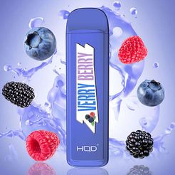Ашка HQD Mega 1800 Verry Berry 5% - (Ашкьюди) Верри Берри