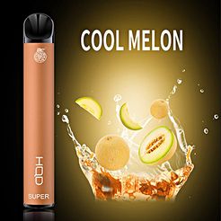Ашка HQD Super Cool Melon 0% - (Ашкьюди Супер без никотина) Холодная дыня